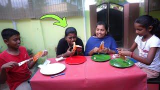 Pause And Eat Challenge | Semma Funny Challenge | Mrs.Abi Time