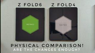 ●Samsung Galaxy Z Fold6 & Z Fold4 | A Physical Comparison!