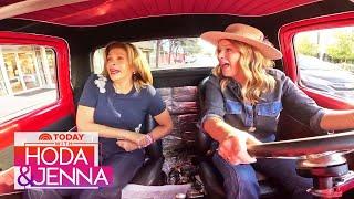 Jenna shows Hoda her old stomping grounds in Austin, Texas