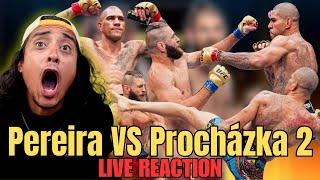 CHAMA!! Alex Pereira vs Jiri Prochazka Reaction from UFC 303!!!