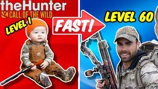 Level Up FASTER in 3 Minutes - TheHunter: Call of the Wild