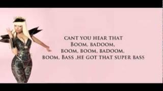 Nicki Minaj - Super Bass Lyrics