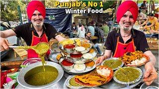 TIP-TOP Punjab Street Food India | Sardarji ka 24 Carat Sarson ka Saag