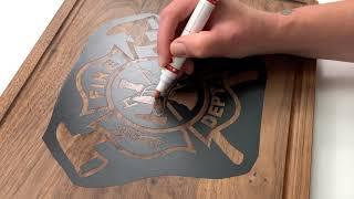 Create a Custom Wood Burnt Design in Your Cutting Board in Minutes!