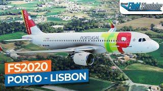 [MSFS 2020] Porto to Lisbon - Airbus A320neo TAP Air Portugal｜Drawyah