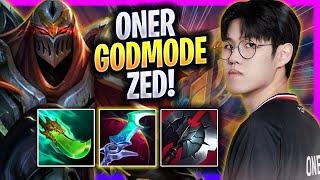 ONER LITERALLY GOD MODE WITH ZED JUNGLE! - T1 Oner Plays Zed JUNGLE vs Xin Zhao! | Season 2025