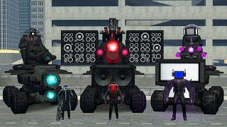 EVOLUTION OF ARMORED LASER VANS FOR CAMERAMAN FRED, LARGE SPEAKERMAN AND TV MAN - Garry's Mod