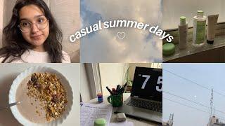 realistic summer break week  cbse grade 11 | life lately