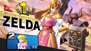 Super Smash Bros. Ultimate - Zelda Victory Poses (Brawl Victory Theme)