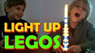 Lego Lights! Light Up Lego Bricks from Light Stax! SuperTwins TV Toy Review