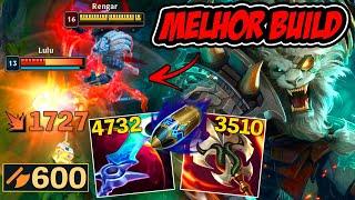 RENGAR COM A MELHOR BUILD DE INSTAKILL FICA MUITO OP *600 DE AD* - LEAGUE OF LEGENDS