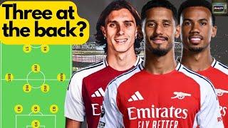 Should Arsenal try playing with 3 center-backs? Can 3 at the back work? Do we have the players?