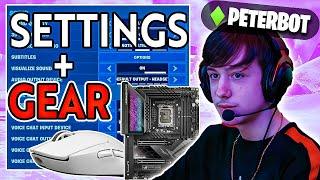 Peterbot Reveals his NEW fortnite Settings & Setup ( Best Mechanics )