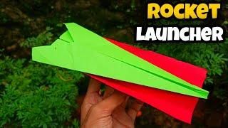 How to make a Paper Rocket Launcher Making in Malayalam | Mr.technic gear