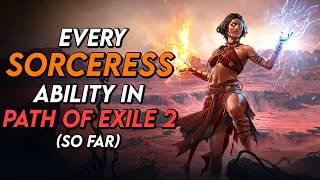 ALL SORCERESS-THEMED Skills in Path of Exile 2 (so far)