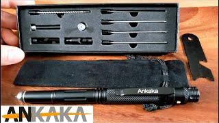 Ankaka Tactical Pen Accessories | Flint Striker & Whistle