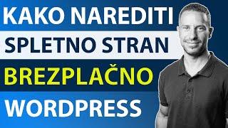 Kako narediti spletno stran brezplačno 2020 | Wordpress