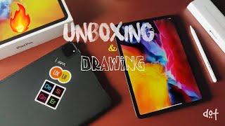 Unboxing ipad pro 2020 11" and accessories | Apple iPad Pro  | ASMR