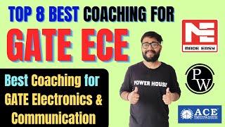 Top 8 Best GATE Coaching for ECE (Electronics & Communication) Preparation | Fees | Results