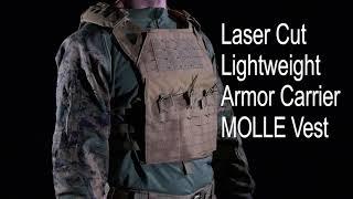 Laser Cut Lightweight Armor Carrier MOLLE Vest Rothco Product Breakdown