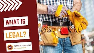 What Type of Work Can a Handyman Do Legally?