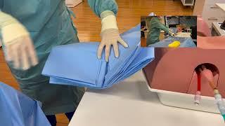 PICC insertion demonstration video