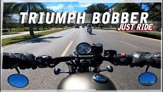 JUST RIDE - TRIUMPH BOBBER T120