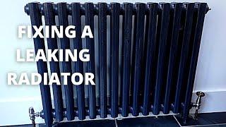 FIXING A LEAKING RADIATOR THE EASY WAY WITH JB WELD