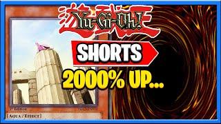 This YuGiOh Card went up 2000% In Value...  #yugioh #shorts #yugiohshorts