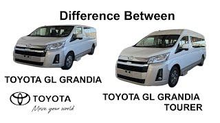 Toyota GL Grandia and GL Grandia Tourer Comparison