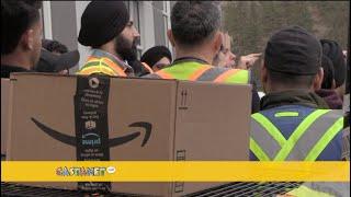 'Management is not listening': Drivers with Amazon delivery contractor Dragonfly protest late hours