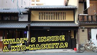 This is what it looks like inside a 100 Year Old traditional Japanese Machiya townhouse in Kyoto