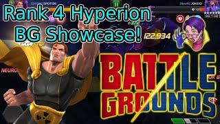 7 Star Rank 4 Hyperion In BGs! Insane Damage! | Marvel Contest Of Champions