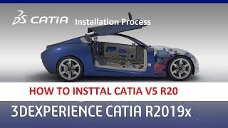 Catia V5R21 letest version how to install. catia installation process.