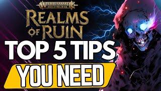 5 TIPS Make You Better Warhammer Age Of Sigmar Realms Of Ruin