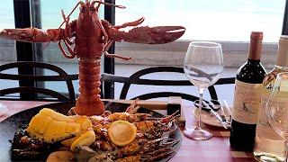 비주얼 갑!! 불타는 랍스터?! 20가지 푸짐한 해산물과 최고의 제주맛집 "월정크랩"|Grilled Lobster, Seafood ramen | Korean Street Food