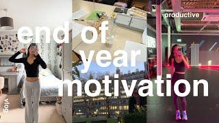 GET PRODUCTIVE WITH ME | seasonal burnout, end of year motivation, school vlog