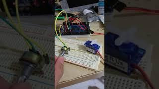 Arduino servo motor FS90 knob