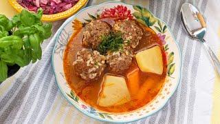 Тефтел Шурва | Teftel Shorva Tayyorlash | Тефтели С Рисом | Meatball Soup