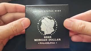 Unboxing! 2023 Morgan & Peace Unc Dollars - Planchet Error on the Morgan!