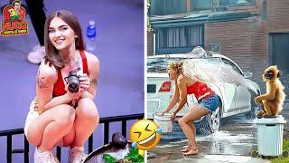 TOTAL IDIOTS AT WORK Caught On Camera #60 | Try not to Laugh | Instant Regret Fails Compilation 2024