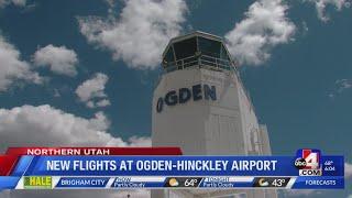 New flights at Ogden-Hinckley Airport