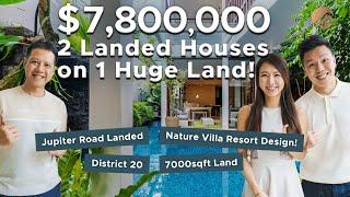 Inside a $7.8M Freehold Landed | 2 Houses on 1 Huge Plot! | Home Tour (Jesley, Melvin & Adrian)