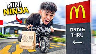 Gamitin ang NINJA BIKE sa DRIVE THRU - ANG LUPET!!