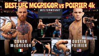 CONOR MCGREGOR vs DUSTIN POIRIER  | 2022 4K | POPULAR UFC MATCH | UFC 4 | XBOX | PS5 | HINDI