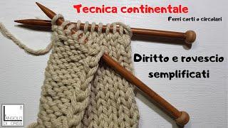 Tutorial ferri: metodo continentale - diritto e rovescio semplificati