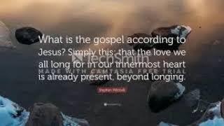 The Gospel According to Jesus by Stephen Mitchell (Audiobook)