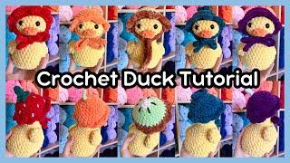 Crochet Duck & Fruit Hat Tutorial  FREE Market-Friendly Amigurumi Pattern 5 Hat Variations!