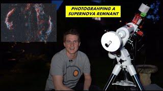Photographing the Veil Nebula in one night (only 3.5 hours of data) - deep sky astrophotography