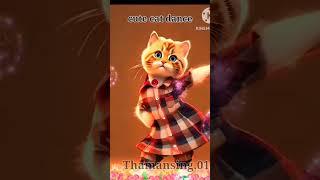 Viral Ai cat dancer#cut and nic#cat dance video...